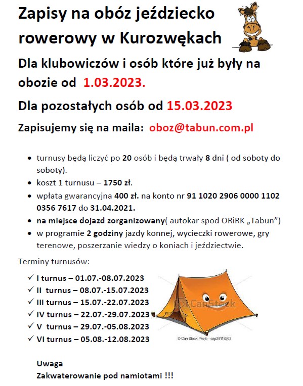 Obóz letni Kurozwęki 2023