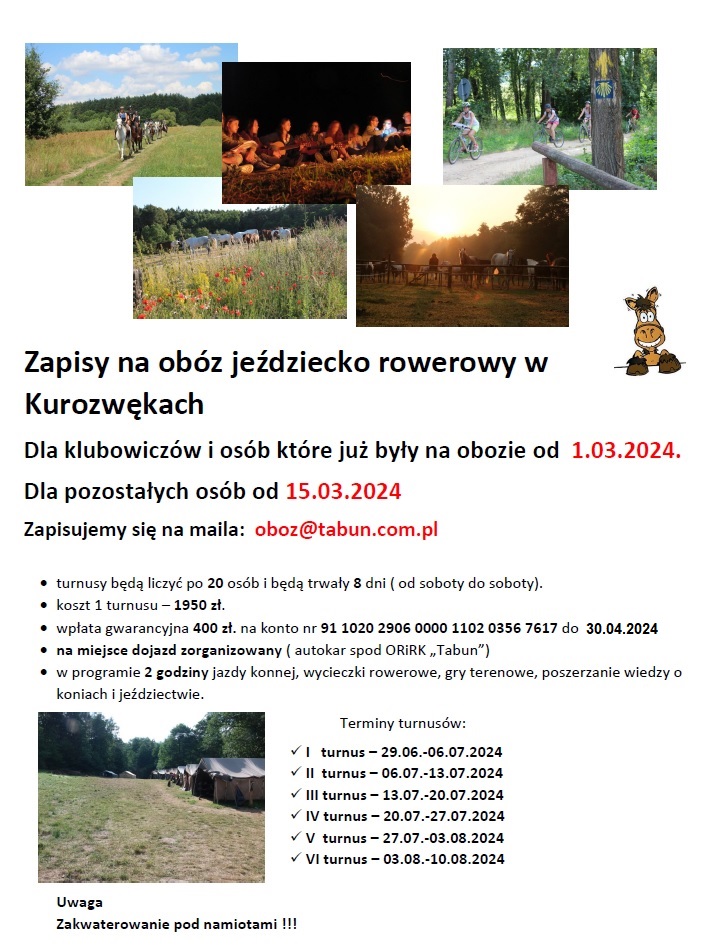 Kurozwęki 2024 – obóz letni