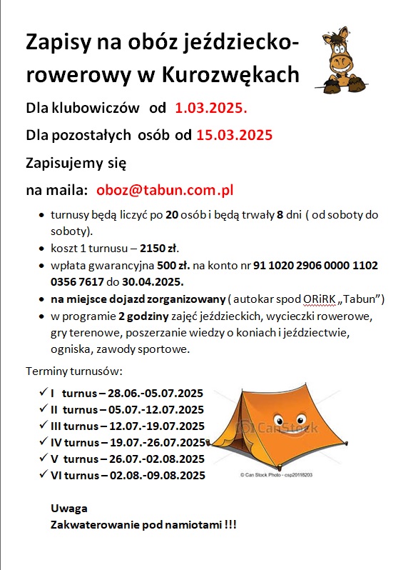Kurozwęki 2025 – obóz letni